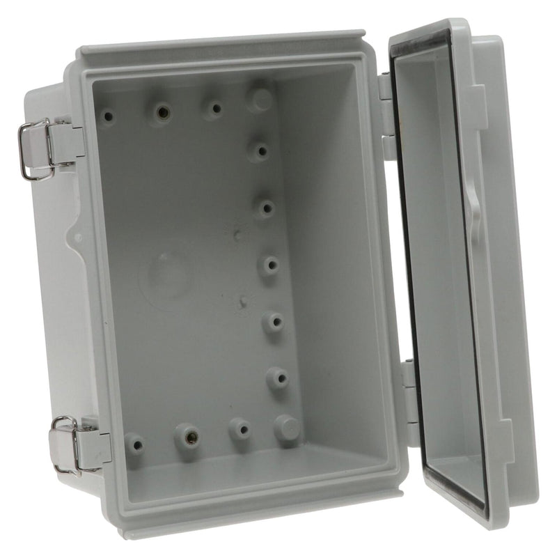 BUD INDUSTRIES PTQ-11036 ENCLOSURE, MULTIPURPOSE, PC/GFR, GRAY