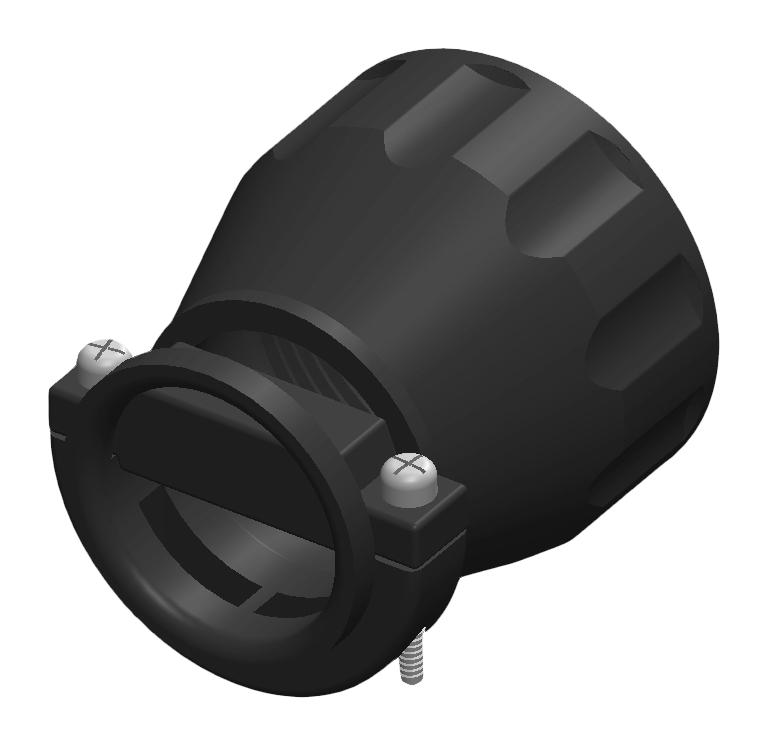 AMPHENOL INDUSTRIAL APC-SR-20-180 STRAIN RELIEF, SIZE 20, PLASTIC