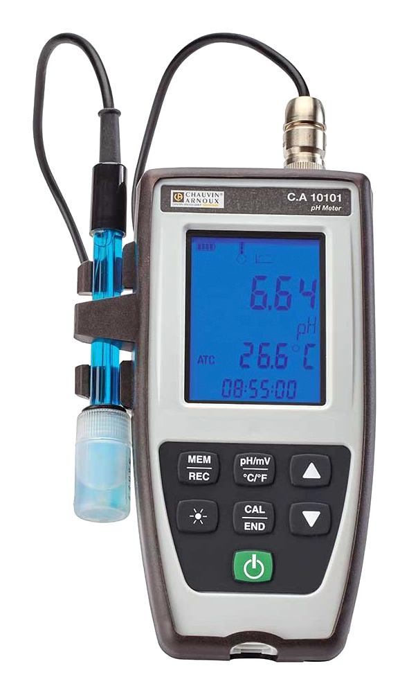 CHAUVIN ARNOUX CA10101 PH Meter / Tester, -2pH to 16pH, 0.01, -10 &deg;C, 120 &deg;C