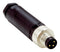 SICK STE-0803-G Sensor Connector, M8, Male, 3 Positions, Screw Pin, Straight Cable Mount