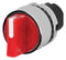 EAO 46-2W44.3CP0.001 Switch Actuator, 2 Position, 30mm, Red, EAO 46 Series 22.3mm Illuminated Selector Switches, IP65
