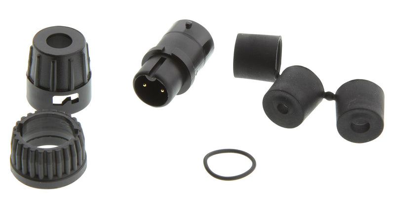 SWITCHCRAFT/CONXALL 6282-2PG-3DC CIRCULAR CONNECTOR PLUG, SIZE 20, 2 POSITION, CABLE
