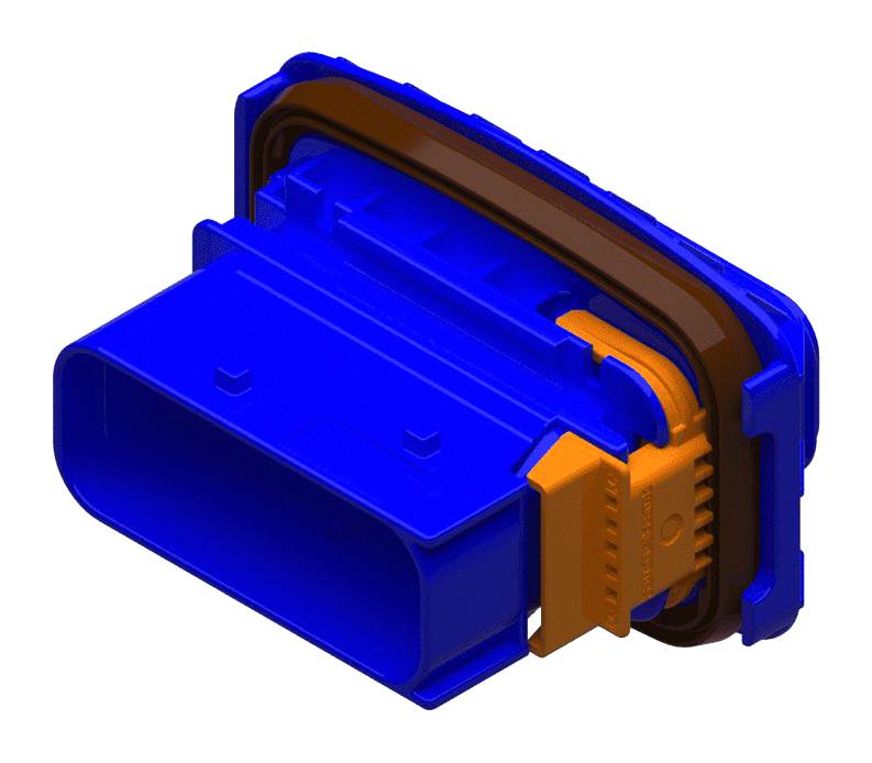 APTIV / DELPHI 33348727 Automotive Connector Housing, CTCS XP 1.5/2.8 Series, Plug, 15 Ways