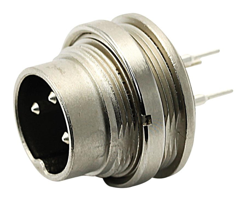 AMPHENOL SINE/TUCHEL T 3402 400 CIRCULAR CONN, RCPT, 6POS, SOLDER