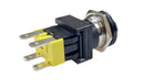 MULTICOMP PRO MP-210MG-BUA Vandal Resistant Switch, 19.2 mm, DPST, On-Off, Round, Natural