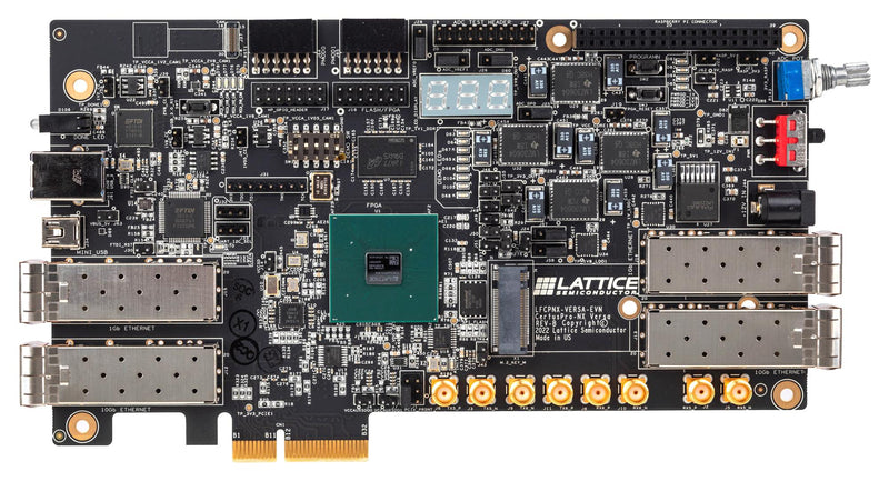 LATTICE SEMICONDUCTOR LFCPNX-VERSA-EVN Evaluation Kit, LFCPNX-100-9LFG672I, CertusPro-NXVersa, Low-Power General Purpose FPGA, LFG-672