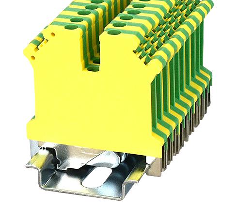 MULTICOMP PRO MP012870 DIN Rail Mount Terminal Block, 2 Ways, 24 AWG, 12 AWG, 2.5 mm&sup2;, Screw