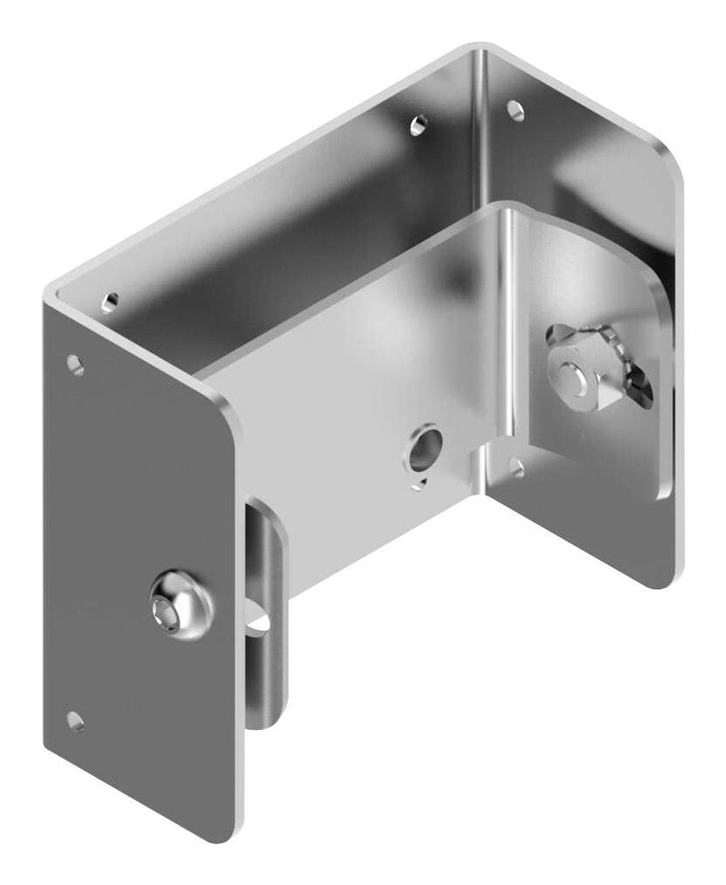 BANNER ENGINEERING SMBAMSK50R Mounting Bracket, Adjustable, K50R Series Radar, K50Z Series Multipoint Sensors, 304 Stainless Steel