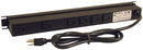 HAMMOND 1583H6B1BK OUTLET STRIP, RACK MOUNT, 6, 15A, 15FT