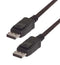 L-COM DPCAZMM-1 Audio / Video Cable Assembly, DisplayPort Plug, DisplayPort Plug, 3.3 ft, 1 m, Black