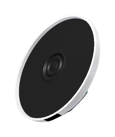 PUI AUDIO AS02008MR-HT-WP Speaker, General Purpose, 1 to 20 kHz, 8 ohm, 1.5 W, 83 dB, Round, Bare Mount