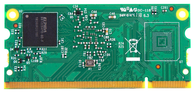 RASPBERRY-PI CM3+/LITE Single Board Computer, Raspberry Pi Compute Module 3 + Lite, BCM2837B0 SoC