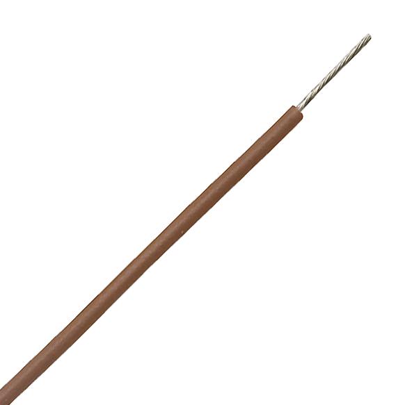 Multicomp PRO MP011302 MP011302 Wire PVC Brown 0.08 mm&Acirc;&sup2; 328.1 ft 100 m