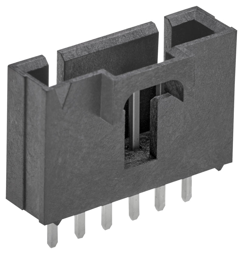 MOLEX 171971-0002 Pin Header, Signal, 2.54 mm, 1 Rows, 2 Contacts, Through Hole Straight, SL 171971 Series