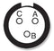 AMPHENOL AEROSPACE CTVPS00RF-9-98SA-506 Circular Connector, CTV Series, MIL-DTL-38999 Series III, Wall Mount Receptacle, 3 Contacts