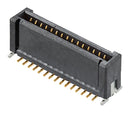 MOLEX 203955-0203 Mezzanine Connector, Receptacle, 0.4 mm, 2 Rows, 20 Contacts, Surface Mount Straight