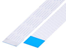 GCT 10-18-D-0203-C-4-08-4-T FFC / FPC Cable, 18 Core, 1 mm, Opposite Sided Contacts, 8 ", 203 mm, White