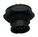 NORCOMP 869-010-103R001. CIRCULAR CONNECTOR, PLUG, 10POS, SOLDER