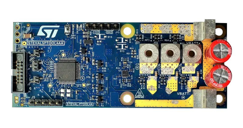 STMICROELECTRONICS STEVAL-PTOOL4A Reference Board, STM32G473CET6, STDRIVE101, 32Bit, ARM Cortex-M4F, 3Phase BLDC/PMSM Motor Controller