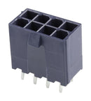 MOLEX 172447-0208 Pin Header, Power, Wire-to-Board, 4.2 mm, 2 Rows, 8 Contacts, Through Hole Straight