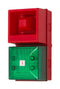 CLIFFORD AND SNELL 245206 Audio/Visual Signal Device, Flashing, Green, 108 dBA, 230 VAC, Cable, IP65, Yodalight YL40 Series