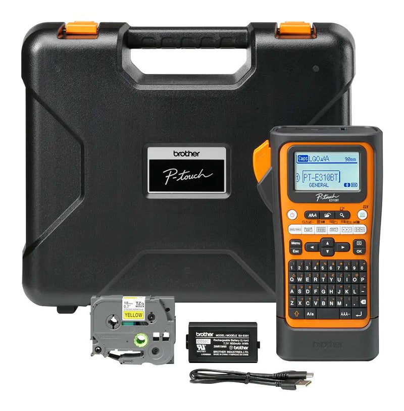 BROTHER PTE310BTVP LABEL PRINTER, HAND HELD, 180DPI GTIN UPC EAN: 4977766834049