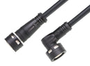 MOLEX 120401-0089 Sensor Cable, M12, Ultra-Lock 2.0 Receptacle, 90&deg; Ultra-Lock 2.0 Plug, 5 Positions, 1 m, 3.3 ft