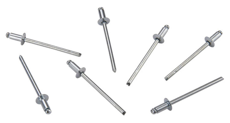 MULTICOMP PRO MP013995 Rivet, Carbon Steel, 1.6 to 3.2mm Grip Range, 5.92mm Dia x 25.4mm Depth, 34.8mm OAL