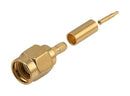 L-COM BAC03A-G RF COAX CONN, SMA PLUG, 50 OHM, CABLE