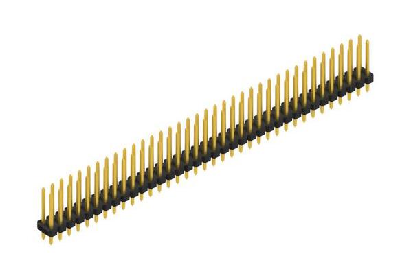FISCHER ELEKTRONIK SL LP 2 139 72 G Pin Header, Board-to-Board, Wire-to-Board, 2.54 mm, 2 Rows, 72 Contacts, Through Hole Straight