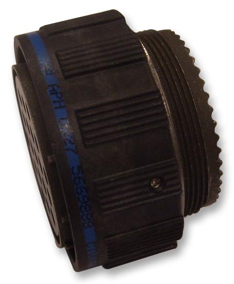 AMPHENOL AEROSPACE CTVS06RF-25-19P-506 Circular Connector, CTV Series, MIL-DTL-38999 Series III, Straight Plug, 19 Contacts, Crimp Pin