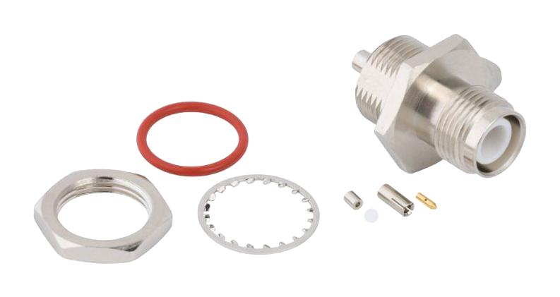 AMPHENOL RF 031-6974. RF COAX CONN, TNC RP, BLKHD JACK, 50 OHM