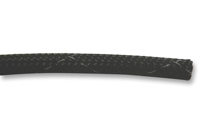 ALPHA WIRE G110NF12 BK002 Sleeving, Expandable, PET (Polyethylene Terephthalate), Black, 6.35 mm, 152.4 m, 500 ft