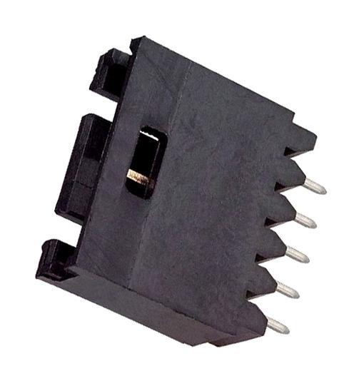 AMP - TE CONNECTIVITY 5-102202-2 Pin Header, Wire-to-Board, 2.54 mm, 1 Rows, 5 Contacts, Through Hole Straight, AMPMODU Mod II