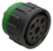 AMPHENOL SINE/TUCHEL AHDP06-24-09SN-WTA CIRCULAR CONNECTOR, PLUG, 24-09, CRIMP