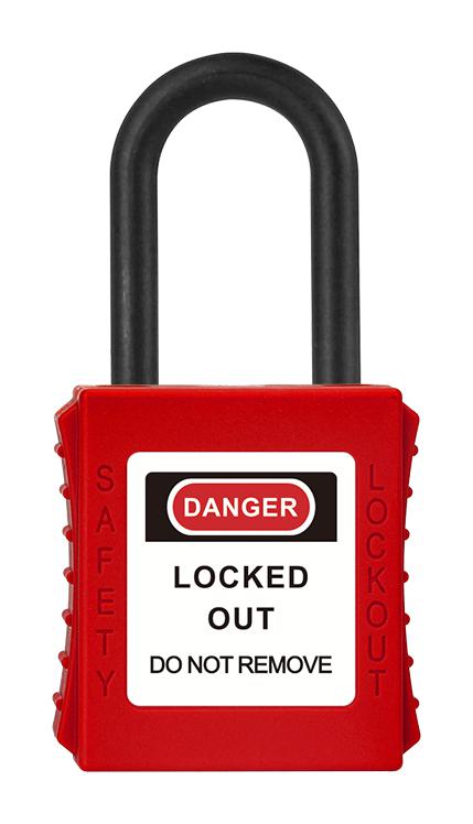 MULTICOMP PRO MP014039 Safety Padlock, Nylon (Polyamide), 6.2mm Dia Shackle, Nylon Shackle, -30 &deg;C to 120 &deg;C