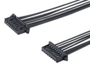 MOLEX 226203-1082 Cable Assembly, OneBlade Receptacle to OneBlade Receptacle, 8 Ways, 1 mm, 1 Row, 150 mm, 5.9 "