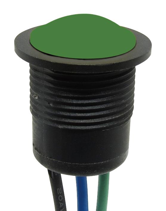 MULTICOMP PRO MPMD16-P2106Z-L001 Industrial Pushbutton Switch, MP Pushbutton Switches Round-Domed, 16 mm, SPDT, Off-(On)