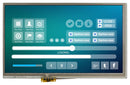MIDAS DISPLAYS MDT0700JISR-HDMI TFT LCD, 7 ", 1024 x 600 Pixels, Landscape, RGB, 5V