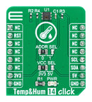 Mikroelektronika MIKROE-4306 MIKROE-4306 Add-On Board Temperature &amp; Humidity 14 Click Mikrobus Compatible Development Boards New