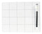 DURATOOL 22-25545 Dry Erase Magnetic Project and Parts Mat, 203.2mm x 254mm