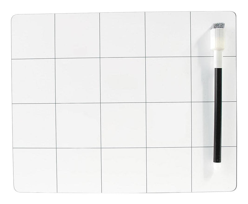 DURATOOL 22-25545 Dry Erase Magnetic Project and Parts Mat, 203.2mm x 254mm