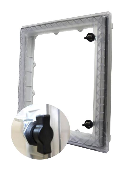 FIBOX AR IPW 108 W T INSPECTION WINDOW, 10" X 8", IP66, PC