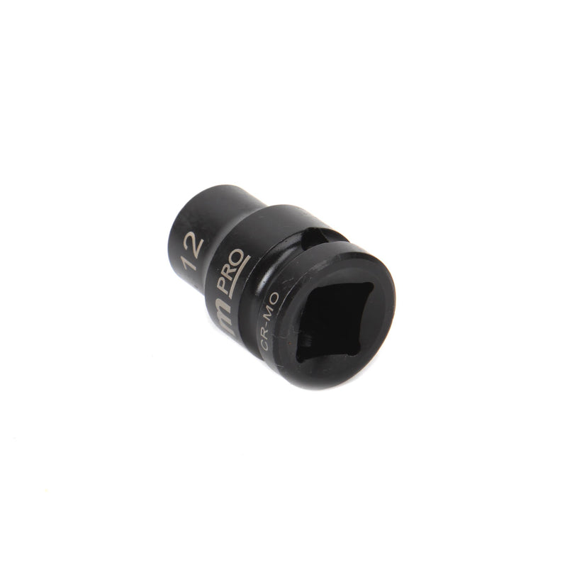 MULTICOMP PRO MP12-CRMO12 Socket, Hex, 12 mm x 38 mm, 1/2" Drive Size, Chromium Molybdenum Steel, DIN3121, Auto Repair