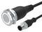 EAO 82-665A.2154 Vandal Resistant Switch, Ring Illuminated, 24V LED, 82 Series, 22 mm, SPDT, Maintained