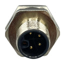 NORCOMP 859-LP5-103R004 SENSOR CONN, M12, 5POS, PLUG, PANEL