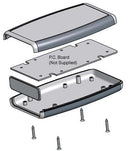 HAMMOND 1553DTBUBK Plastic Enclosure, Handheld, ABS, 147 mm, 89 mm, 25 mm