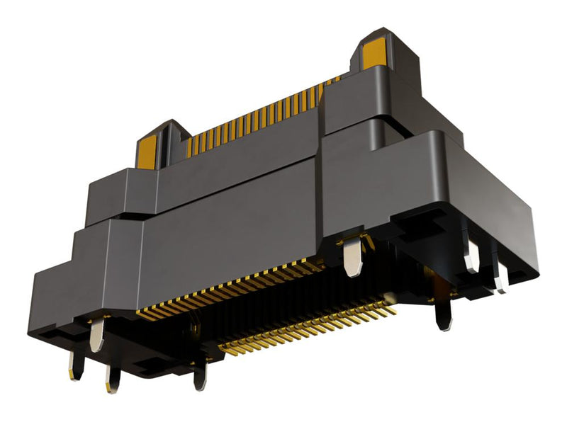 HARWIN F11-20004042R Mezzanine Connector, 4 Pwr Contact, Plug, 0.5 mm, 2 Rows, 44 Contacts