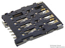 MOLEX 78646-3001 Memory Card Connector, Micro SIM, Push-Pull, 6 Contacts, Copper Alloy, Gold Plated Contacts