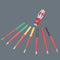 WERA K K VDE 3065 IS PZ 1 X 157MM TIE SB Interchange Screwdriver, VDE, Pozidriv, Stainless Steel, PZ 1 x 157 mm